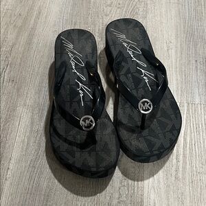 Michael Kors Wedge flip flops